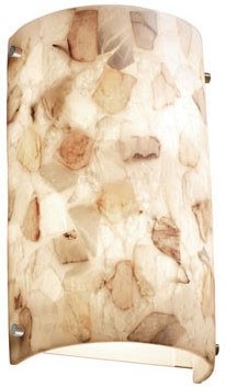 Justice Design ALR-5541 Alabaster Rocks! Finials Modern Cylinder Light ...