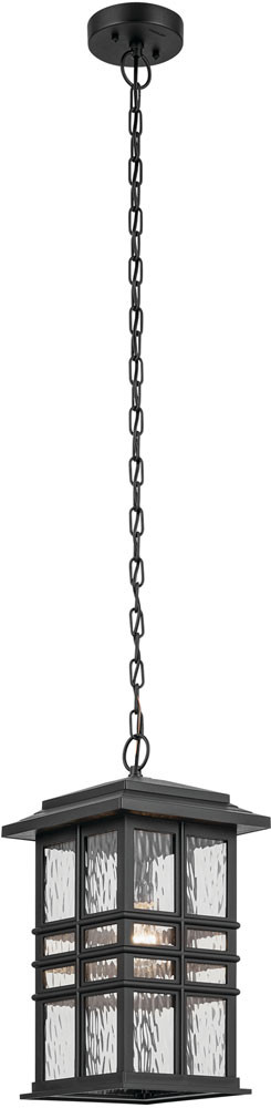 Kichler 49833BKT Beacon Square Textured Black Outdoor Drop Ceiling ...