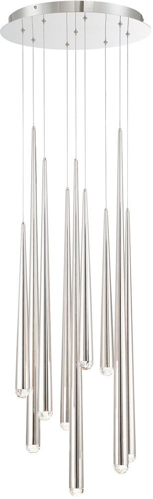 Modern Forms PD-41709R-PN Cascade Polished Nickel LED Multi