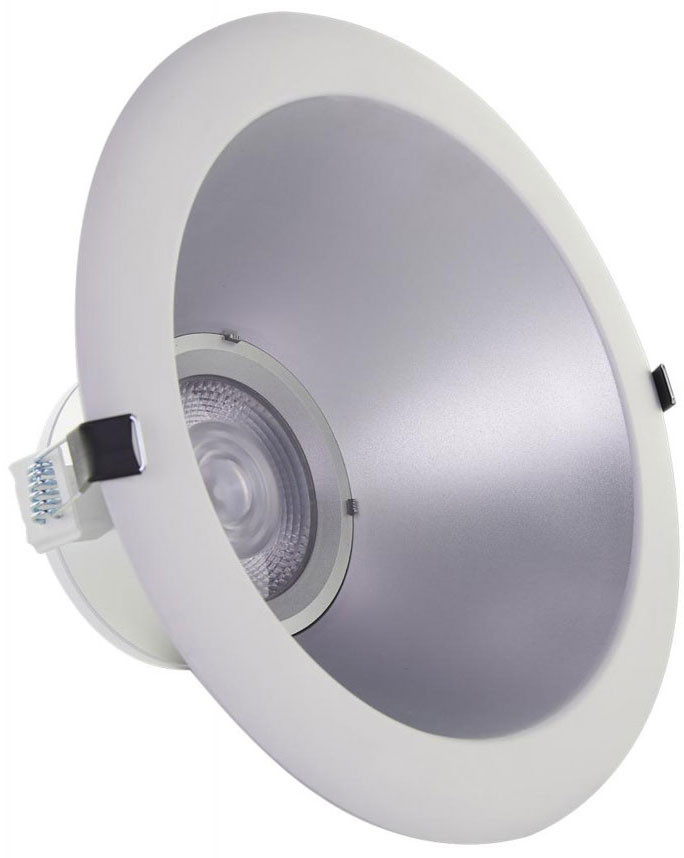 Nuvo S11814 Modern Silver LED Commercial Retrofit Round Recessed Light ...