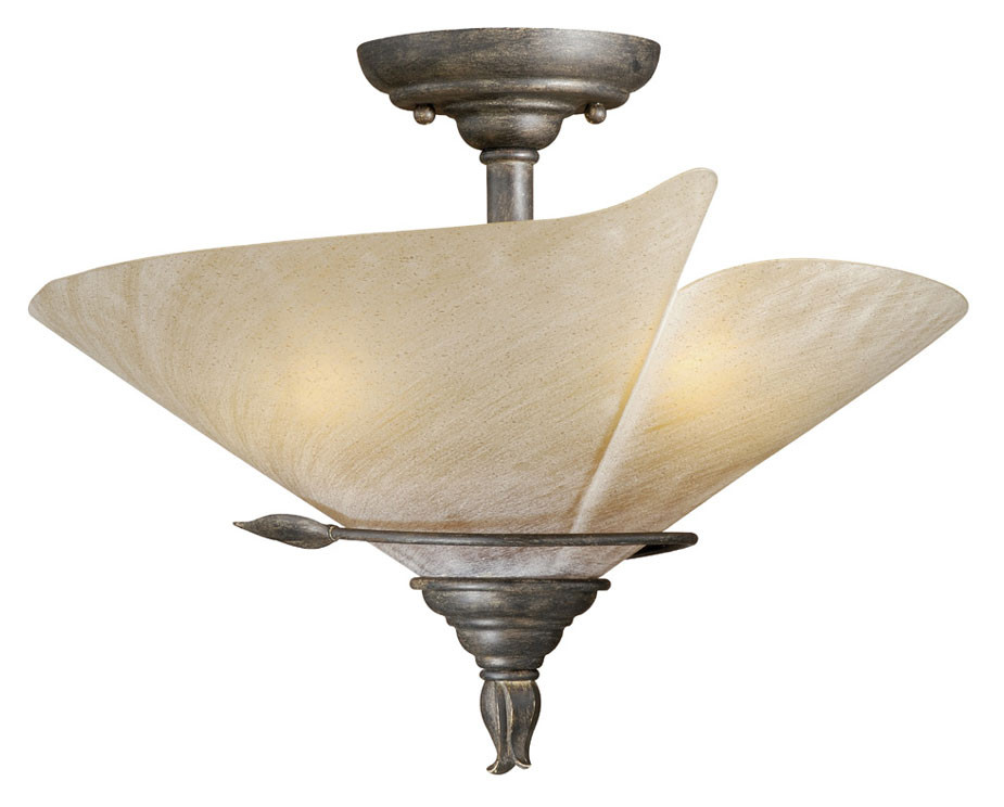 Vaxcel Capri Semi Flush Mount - Thumbnail 4