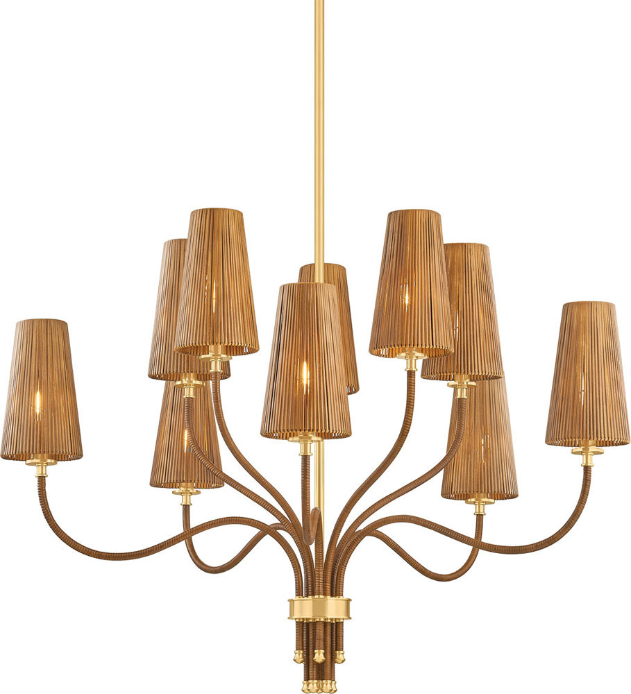Hudson Valley Lighting 1640-AGB Atwood Hanging Chandelier