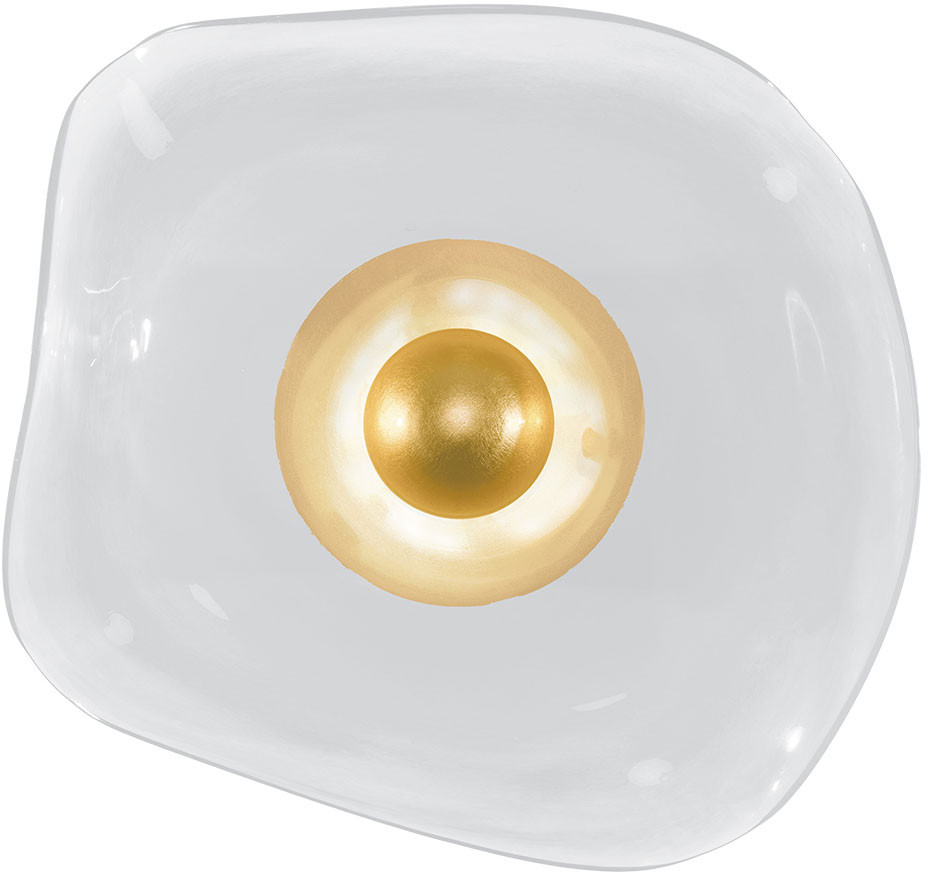 Fine Art Handcrafted Lighting 100071 Embark Contemporary Gold Leaf ...