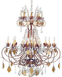 2nd Ave. 115456 Minuet Traditional Pompeii Gold Lighting Chandelier
