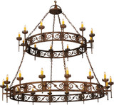 2nd Ave. 115701 Majella Traditional Gilded Tobacco Chandelier Lamp