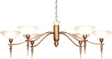 2nd Ave. 115730 Blanca Traditional Corinth Lighting Chandelier