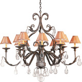 2nd Ave. 116072 French Elegance Traditional Gilded Tobacco Chandelier Lighting