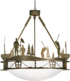 2nd Ave. 120162 Fairway Traditional Gilded Tobacco Hanging Light