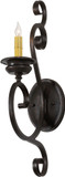2nd Ave. 120241 Fernando Traditional Gilded Tobacco Wall Lighting