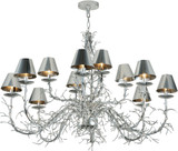 2nd Ave. 127985 Twigs Traditional Extreme Chrome Chandelier Lighting