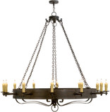 2nd Ave. 153399 Parnella Traditional Coffee Bean Chandelier Lamp