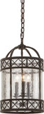 2nd Ave. 155291 Antencio Traditional Gilded Tobacco Foyer Light Fixture