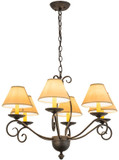 2nd Ave. 169823 Sienna Traditional Chestnut Hanging Chandelier