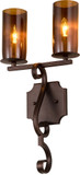 2nd Ave. 197285 Piero Traditional Mahogany Bronze Wall Mounted Lamp