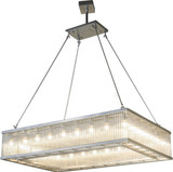 2nd Ave. 199733 Marquee Contemporary Extreme Chrome Island Light Fixture