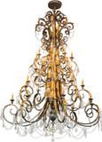 2nd Ave. 213272 Serratina Traditional French Bronze Lighting Chandelier