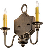 2nd Ave. 216937 Paquita Traditional Dark Smoke Wall Lighting Fixture