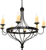 2nd Ave. 220739 Bottini Traditional Textured Black Chandelier Light