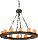 2nd Ave. 69638 Loxley Traditional Timeless Bronze Ceiling Chandelier