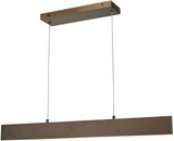 Abra 10096PN-BB Slim Modern Brushed Bronze LED 47" Island Light Fixture