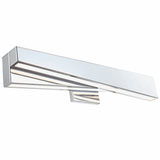 Abra 20137WV-CH HiLo Modern Chrome LED Wall Light Sconce