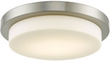 Abra 30016FM-BN Step Modern Brushed Nickel LED 16" Flush Mount Lighting