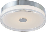 Abra 30040FM-CH-Iris Iris Modern Chrome LED 11.5" Overhead Light Fixture