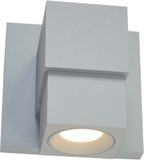 Abra 50066ODW-SL Optics Modern Silica LED Outdoor Wall Sconce Light