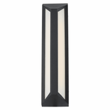 Abra 50087ODW-MB Newport Contemporary Matte Black LED Outdoor Wall Sconce Lighting