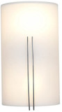 Access 20446LEDD-BS/WHT Prong Contemporary Brushed Steel LED Wall Sconce Lighting