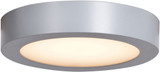 Access 20800LEDD-SILV-ACR Strike 2.0 Modern Silver LED 7" Flush Mount Ceiling Light Fixture