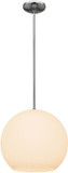 Access 23952LEDDLP-BS-OPL Nitrogen Contemporary Brushed Steel LED Hanging Pendant Light