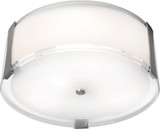 Access 50120LEDDLP-BS-OPL Tara Modern Brushed Steel LED 14" Overhead Light Fixture