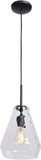 Access 50937LEDDLP-BL/CLR Simplicite Modern Black LED Mini Pendant Lighting