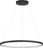 Access 52069LEDD-MBL/ACR Anello Matte Black LED 31.5" Pendant Light