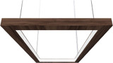 Accord Lighting 1379LED.18 Frame Modern American Walnut LED Pendant Light
