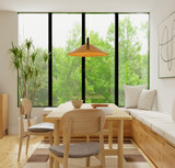 Accord Lighting 1529 Strap Contemporary Hanging Pendant Light