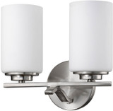 Acclaim Lighting IN41336SN Poydras Satin Nickel 2-Light Bathroom Light