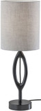 Adesso 1627-01 Mayfair Contemporary Black Wood Table Lighting