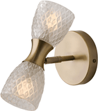 Adesso 3861-21 Nina Contemporary Antique Brass LED Wall Sconce Lighting