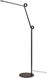 Adesso AD9103-01 Knot Modern Black LED Light Floor Lamp