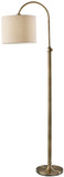 Adesso SL1179-21 Barton Modern Antique Brass Lighting Floor Lamp