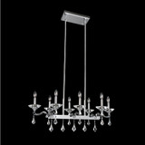 Allegri 027760-010-FR001 Cosimo Polished Chrome Firenze Clear Island Lighting