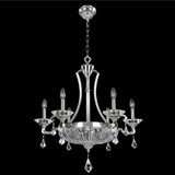 Allegri 028553-017-FR001 Orecchini Chrome Firenze Clear 22.5" Chandelier Lighting