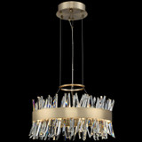 Allegri 030253-038 Glacier Brushed Champagne Gold LED 20" Pendant Light