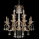 Allegri 031652-038-FR001 Valencia Brushed Champagne Gold Chandelier Lighting