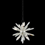 Allegri 033610-050-FR001 Angelo Matte Black w/ Polished Silver Lighting Pendant