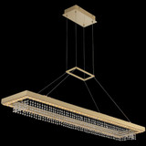 Allegri 036361-039-FR001 Saturno Modern Brushed Brass LED Kitchen Island Lighting