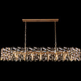 Allegri 038162-044-FR001 Inclanata Winter Brass Island Lighting