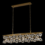 Allegri 039561-062-FR001 Triangulo True Brass Kitchen Island Lighting